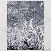 TEXTE FONCÉ FLORAL BLANC NOIR DE CENDRE DE LA GRUN PROSPECTUS EN COULEUR