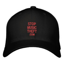 Texte noir de SMT de casquette Casquette De Baseball Brodée