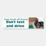 Texting and Driving Advice Bumper Stickers