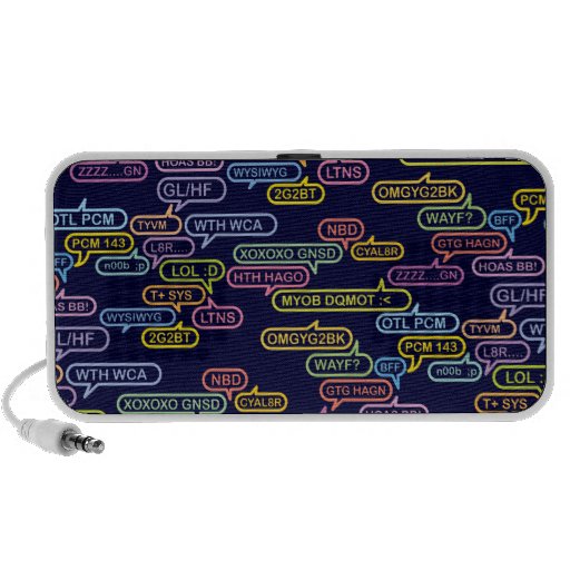 Texting Cloud Doodle by OrigAudio Speaker