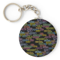 Texting Cloud Keychain