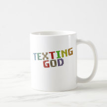 texting god mugs