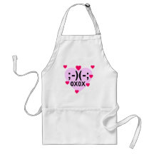 Texting Punctuation Smileys- Apron