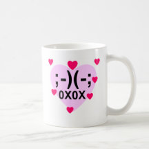 Texting Punctuation Smileys- Coffee Mug