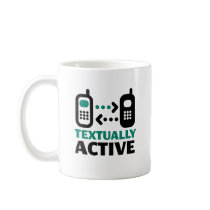 Textually Active Coffee Mug