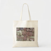 Texture and Pattern Of Natural Stone Wall Close-Up Bag