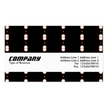 Texture Band - Ruby Lights Business Card