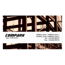 Texture Band - Steel Frame Contruction Business Card