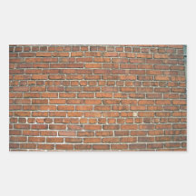 Texture de brique de Brown Stickers Rectangulaires