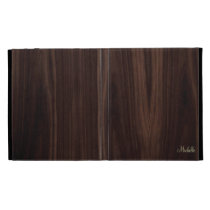Texture en bois d'acajou personnalisée de mamie étuis caseable


