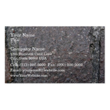 Texture of Eroded Mountain Wall Business Card Templates
