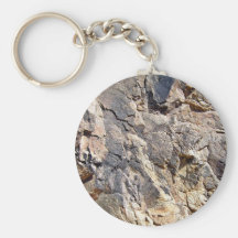 Texture Of Mountain Rock Key Chain