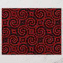 Texture tourbillonnante rouge vintage prospectus
