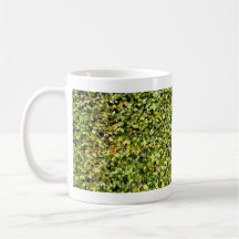 Texture verte de haie mug