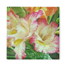 Textured Gladiola Magnets