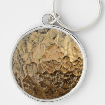 Textured Glass Background Keychains