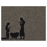 Textured Gold Nativity Flyer
