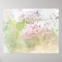 Textured Lilac Poster
