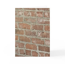 Textured Red brick wall Card