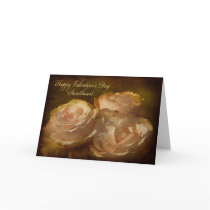 Textured Rose Valentine's Day Card