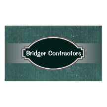 Textured Teal Business Card