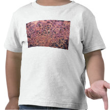 Textures complètement rouillées en métal t-shirts