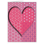 Textures of a Heart Card