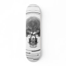 TFP False Reality Skull Skate Board