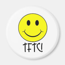 TFTC with Smiley Fridge Magnet