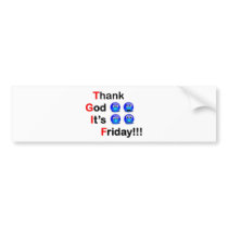 TGIF BUMPER STICKER