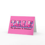 TGIF Fabulous Grandma Greeting Card