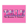 TGIF Fabulous Grandma Postcard