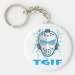 TGIF Hockey Key Chains