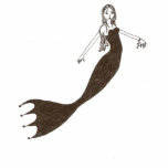 Th mermaid photo sculpture