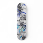 Thai Boxing Blue smoke design skateboards