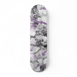 Thai Boxing purple ink design skateboards