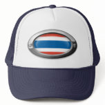 Thai Flag in Steel Frame Mesh Hat