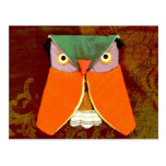 Thai Owl Handicraft Post Card