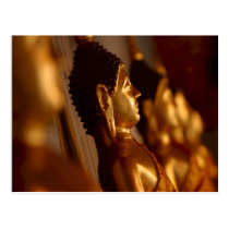 Thai Temple Buddha Statues Photo postcards