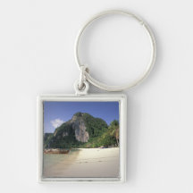 Thailand, Andaman Sea, Ko Phi Phi Island, Beach Key Chains