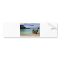 Thailand beach in Krabi (St.K) Bumper Sticker