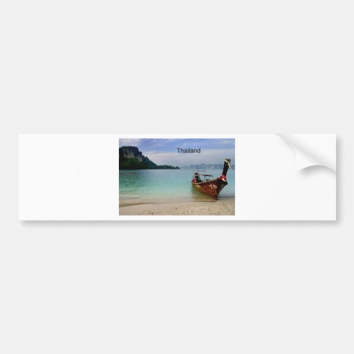 Thailand beach in Krabi (St.K) Bumper Sticker