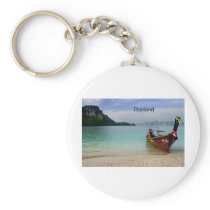 Thailand beach in Krabi (St.K) Keychain