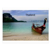 Thailand beach in Krabi (St.K) Post Card