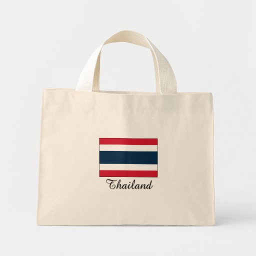 Thailand Flag Design Canvas Bag