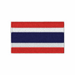 Thailand flag embroidered men's long sleeve shirt embroidered shirts