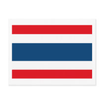 Thailand Flag Postcard