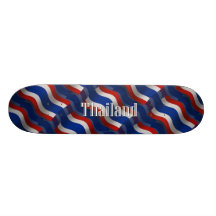 Thailand Waving Flag Skateboard