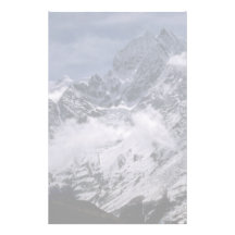 Thamserku mountain, Nepal Personalized Stationery