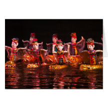 Thang Long Water Puppet Theatre Card